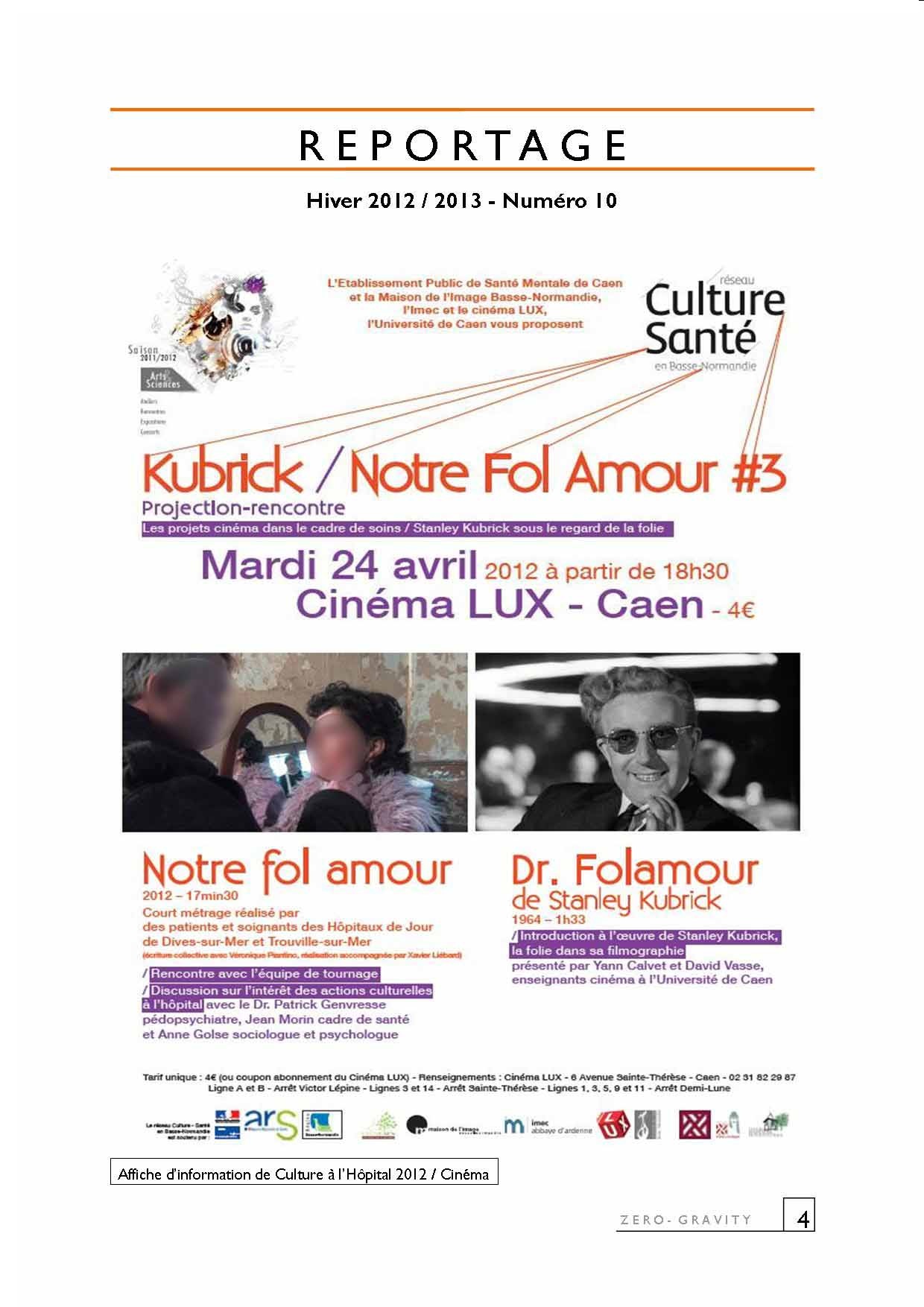 Zéro Gravity, le journal des patients de l'hôpital de jour de Trouville sur Mer